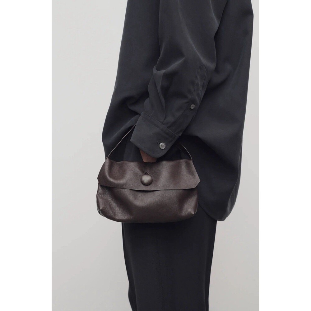 The Row 2025 Sally Bag in Dark Brown